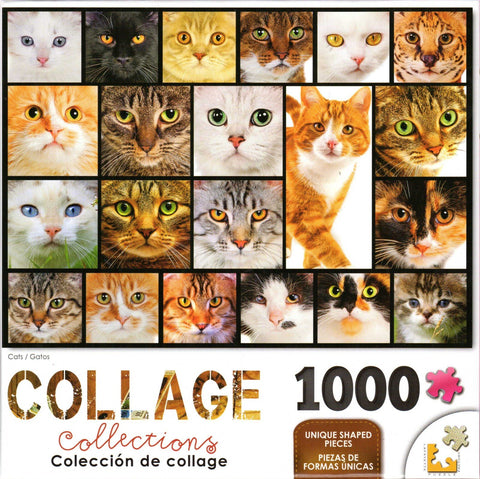 Collage 1000 Piece Puzzle - Cats