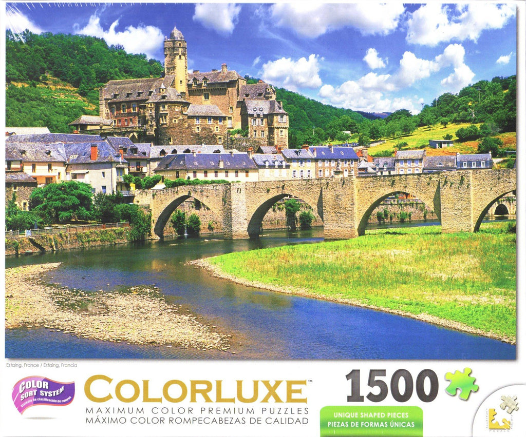 Colorluxe 1500 Piece Puzzle - Estaing France