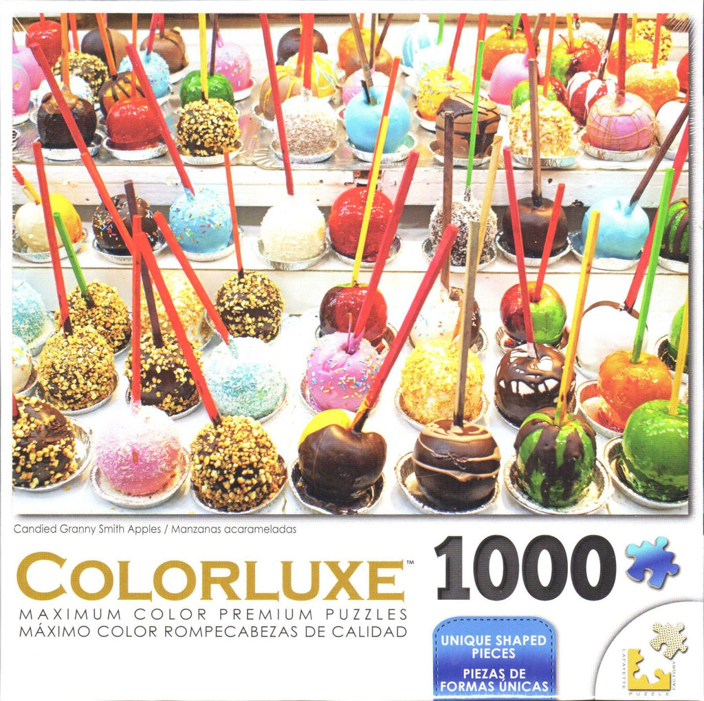 Colorluxe 1000 Piece Puzzle - Candied Granny Smith Apples