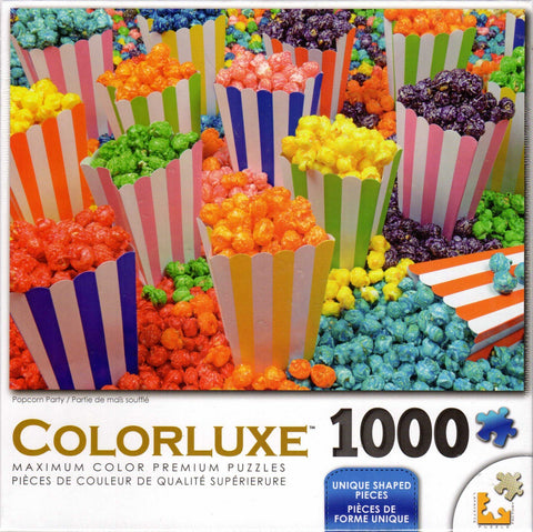 Colorluxe 1000 Piece Puzzle - Popcorn Party