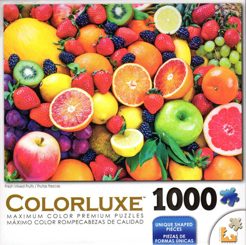 Colorluxe 1000 Piece Puzzle - Fresh Mixed Fruits
