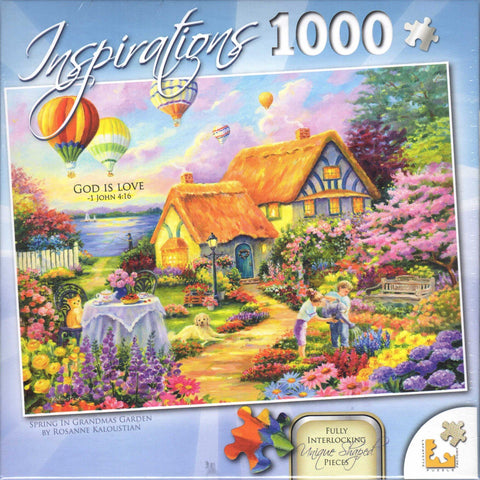Spring in Grandmas Garden 1000 Piece Puzzle