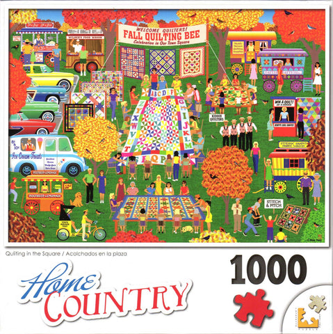 Quilting in the Square 1000 Piece Puzzle