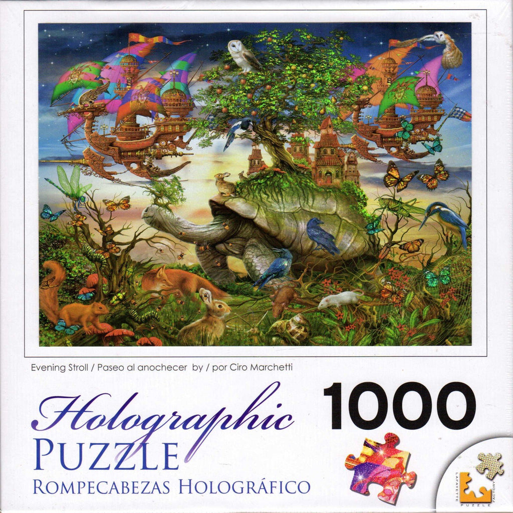 Evening Stroll Holographic 1000 Piece Puzzle