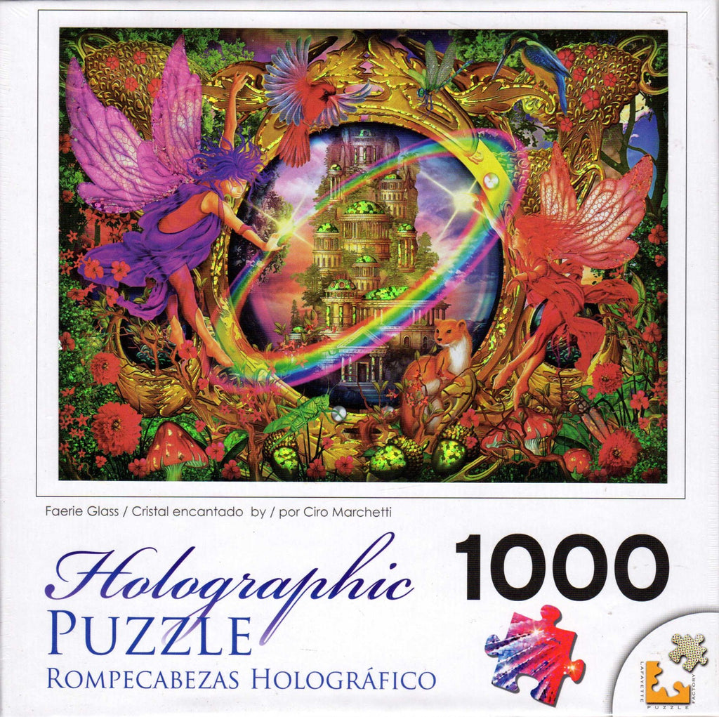 Faerie Glass Holographic 1000 Piece Puzzle