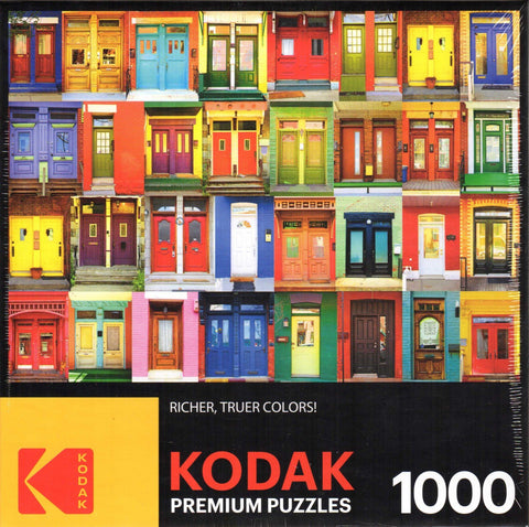 Kodak - Colorful Montreal Doors 1000 Piece Puzzle