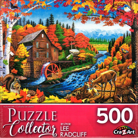 Puzzle Collector 500 Piece Puzzle - Autumn Mill