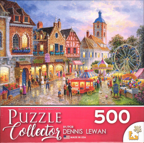 Puzzle Collector Art 500 Piece Puzzle - Beary Patch Park
