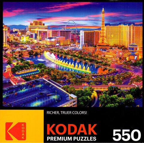 Kodak - Las Vegas Strip 550 Piece Puzzle