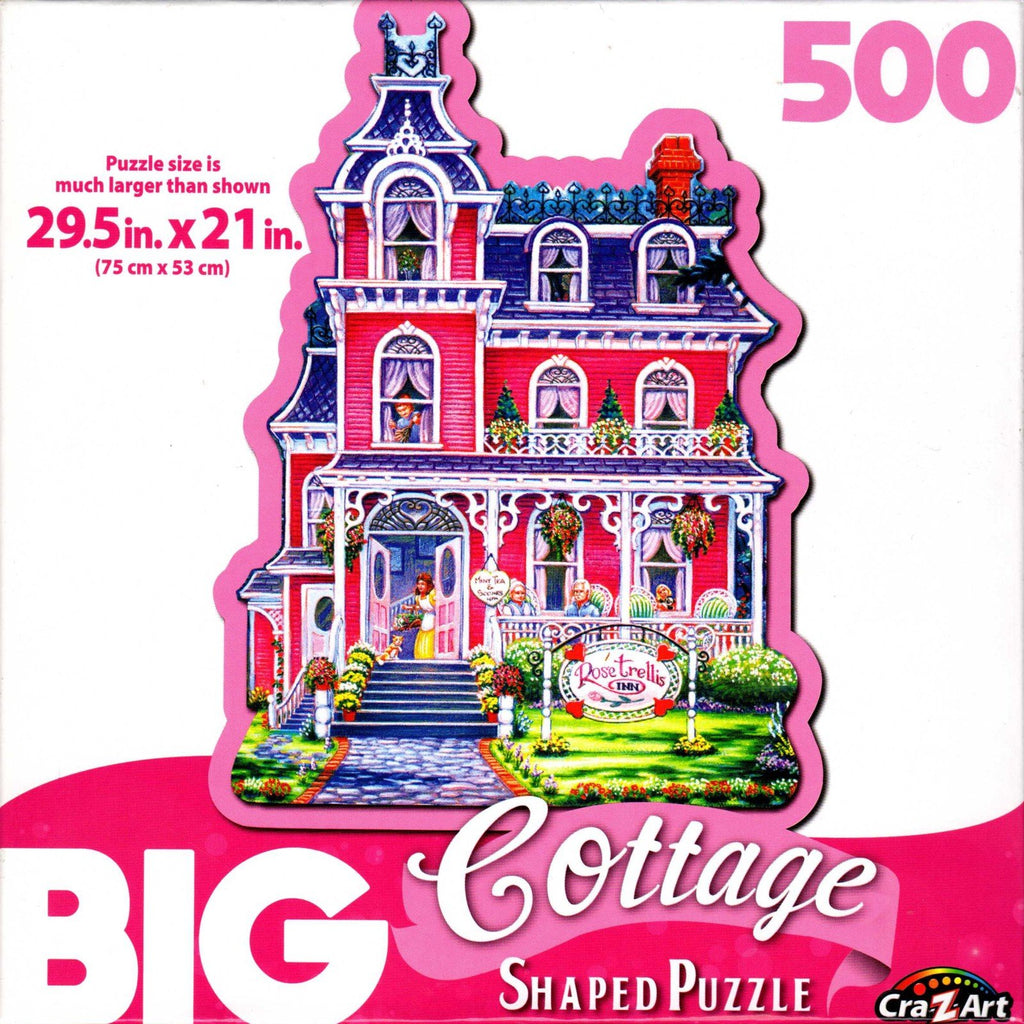Big Cottage Shaped 500 Piece Puzzle