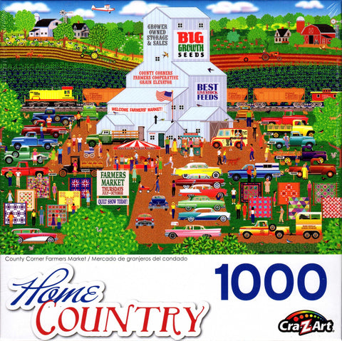 County Corner Farmers Market 1000 Piece Puzzle