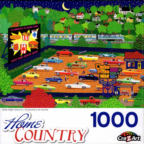 Home Country: Date Night Drive In 1000 Piece Puzzle