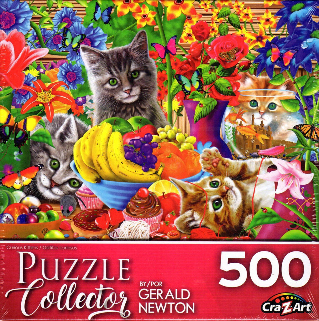 Puzzle Collector 500 Piece Puzzle - Curious Kittens