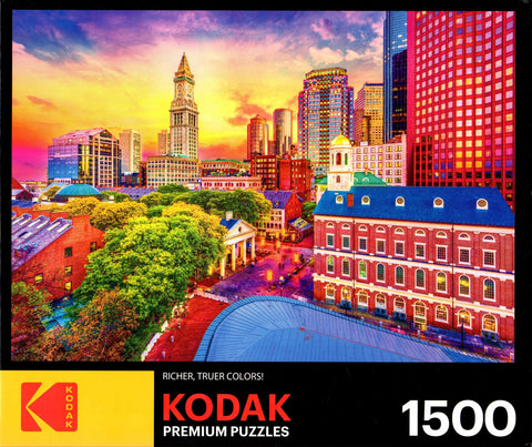Kodak - Boston Historic Skyline Massachusetts 1500 Piece Puzzle