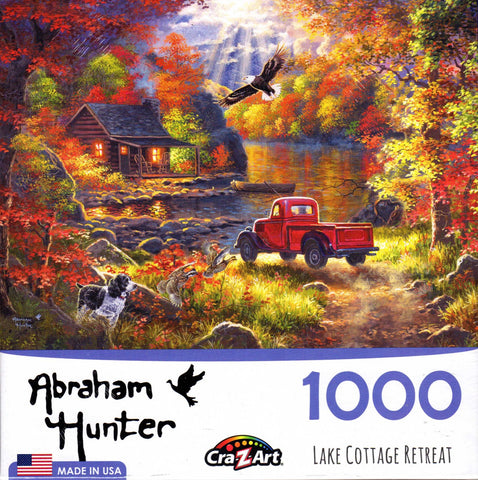 Lake Cottage Retreat 1000 Piece Puzzle