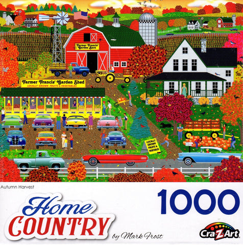 Home Country: Autumn Harvest 1000 Piece Puzzle