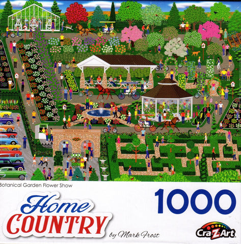 Home Country: Botanical Garden Flower Show 1000 Piece Puzzle