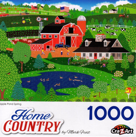 Home Country: Apple Pond Spring 1000 Piece Puzzle