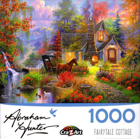 Fairytale Cottage by Abraham Hunter 1000 Piece Puzzle