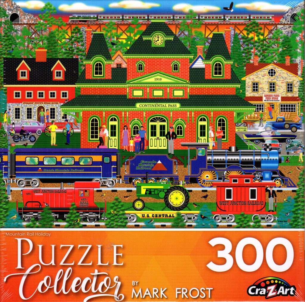 Puzzle Collector 300 Piece Puzzle - Mountain Rail Holiday by Mark Frost