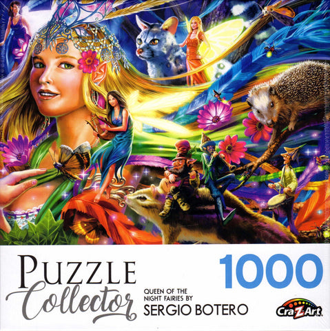 Puzzle Collector 1000 Piece Puzzle - Queen of the Night Fairies