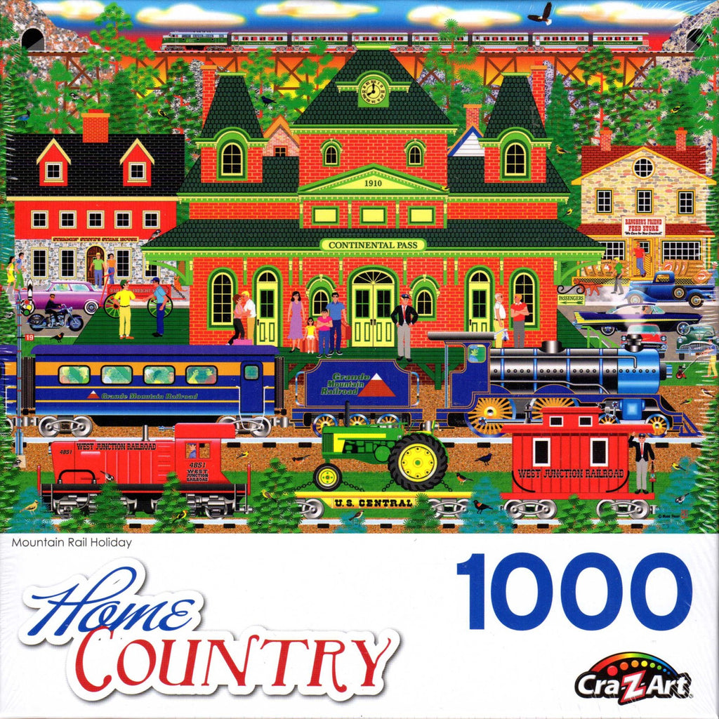 Mountain Rail Holiday by Mark Frost 1000 Piece Puzzle