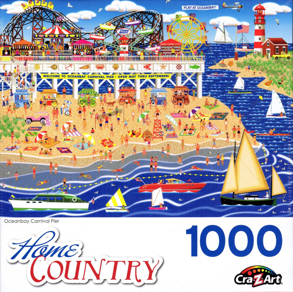 Oceanbay Carnival Pier by Mark Frost 1000 Piece Puzzle