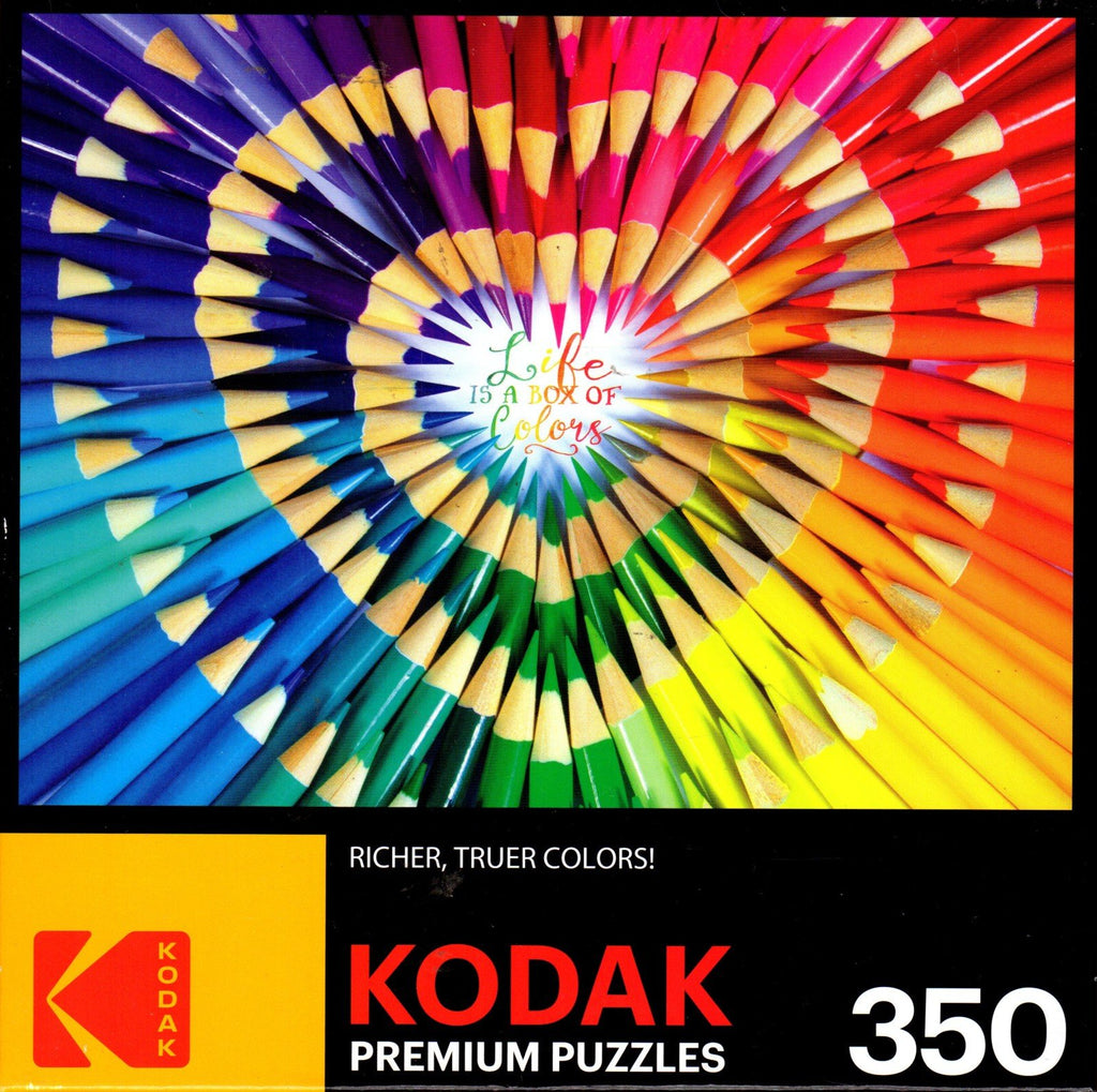 Kodak - Life is a Box of Colors 350 Piece Puzzle