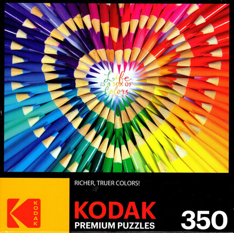 Kodak - Life is a Box of Colors 350 Piece Puzzle