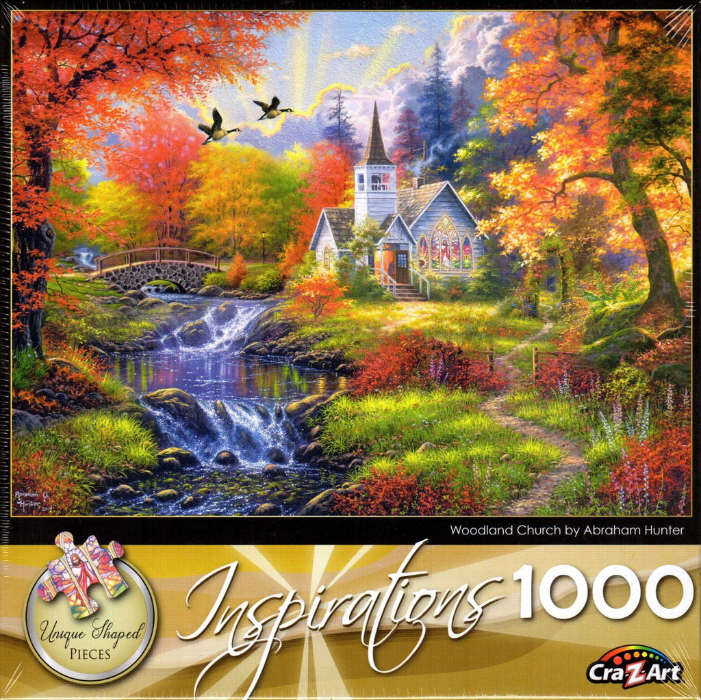 Woodland Church 1000 Piece Puzzle