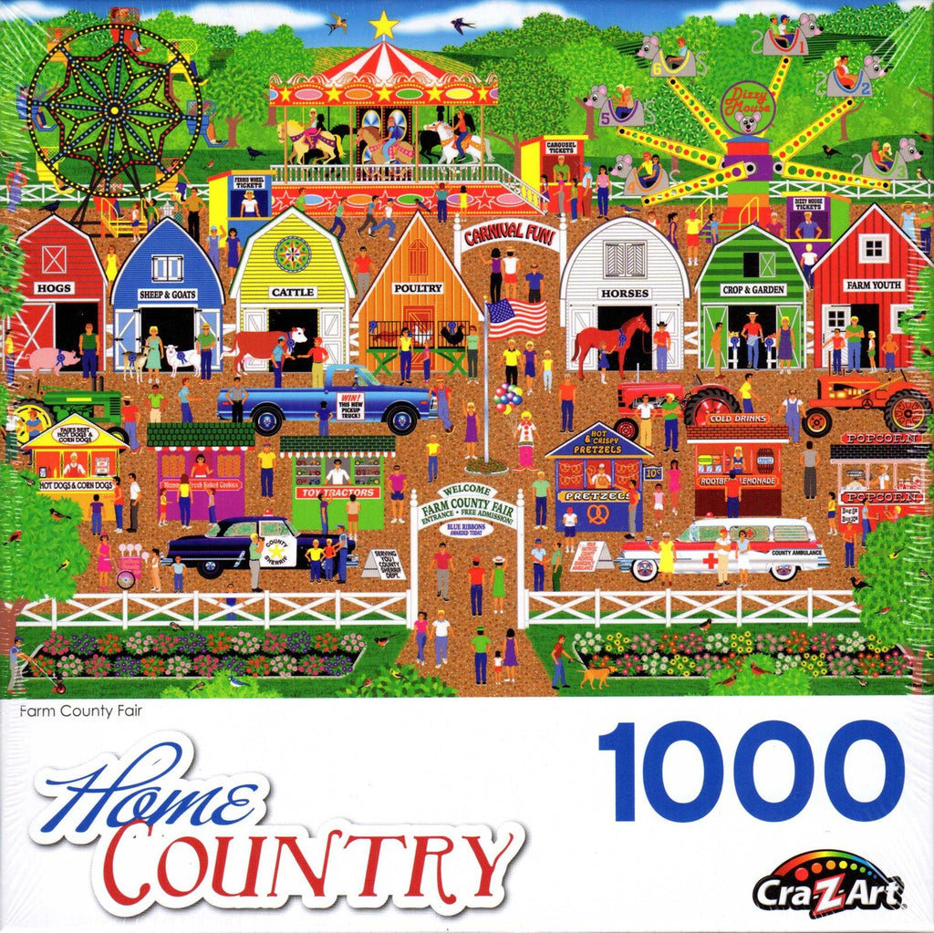 Home Country: Farm County Fair by Mark Frost 1000 Piece Puzzle