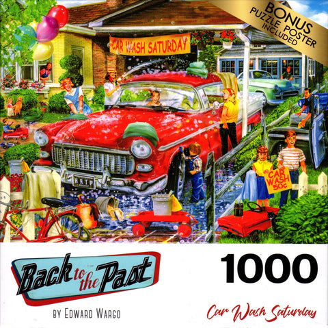 Car Wash Saturday 1000 Piece Puzzle