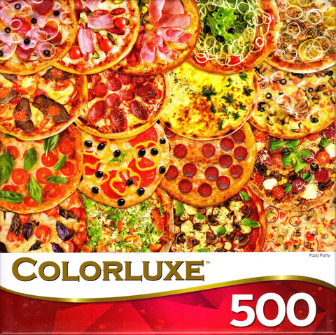 Colorluxe 500 Piece Puzzle - Pizza Party