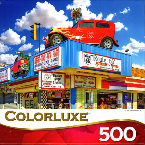 Colorluxe 500 Piece Puzzle - Route 66 Restaurant NJ