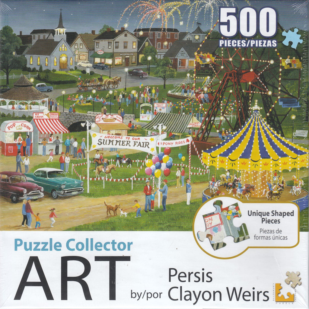 Puzzle Collector Art 500 Piece Puzzle - Country Fair