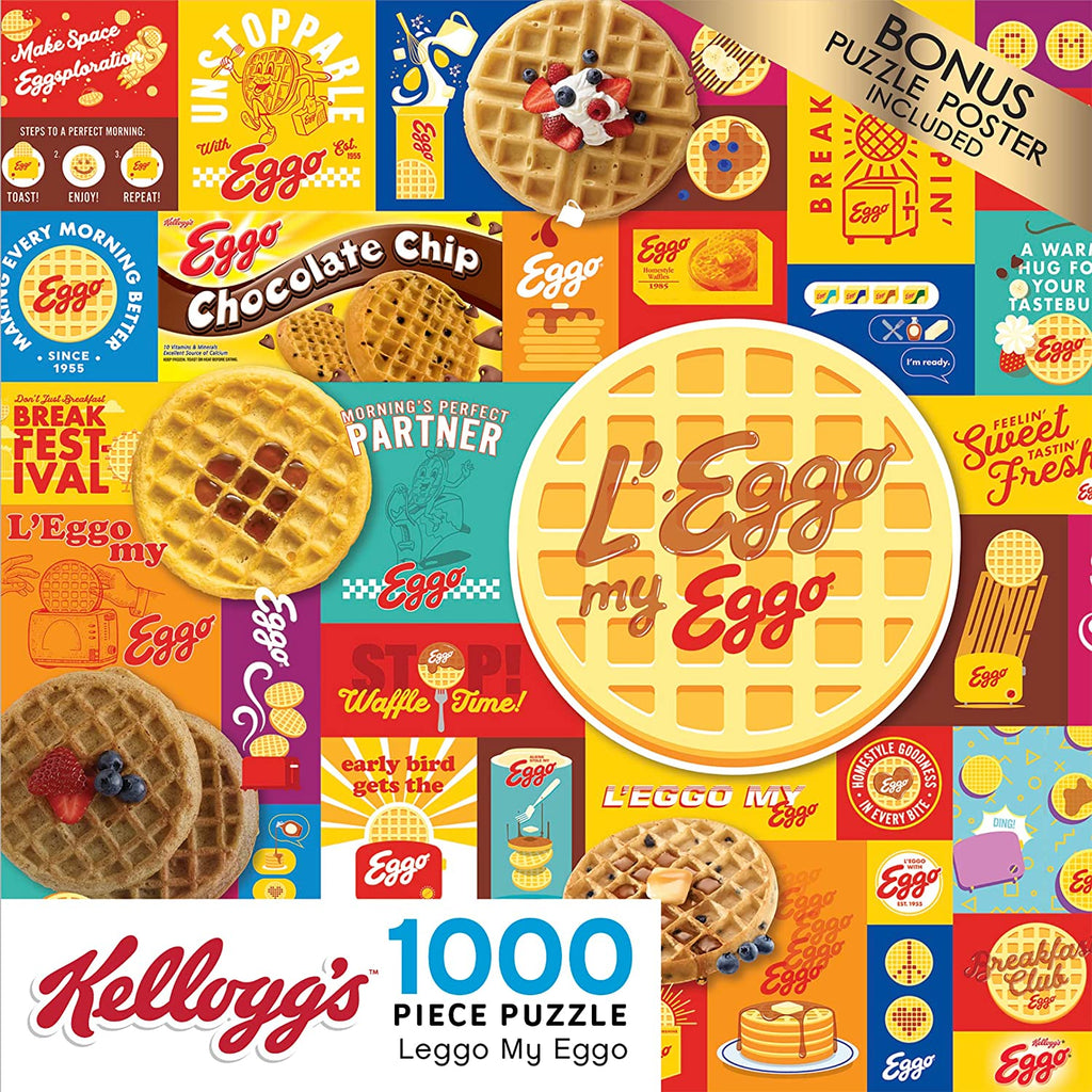 Kellogg's 1000 Piece Jigsaw Puzzle - Leggo My Eggo