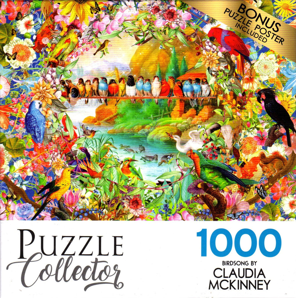 Puzzle Collector 1000 Piece Puzzle - Birdsong by Claudia Mckinney