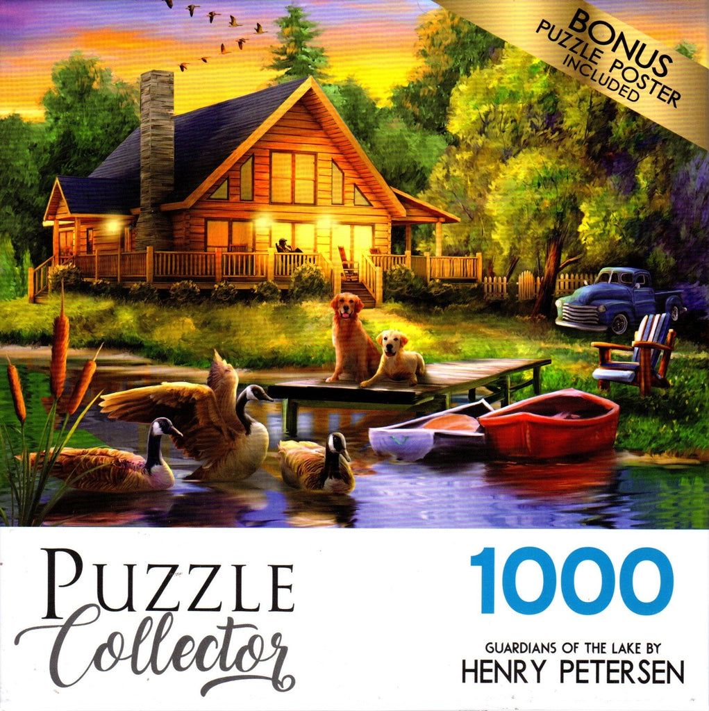 Puzzle Collector 1000 Piece Puzzle - Guardians of the Lake by Henry Petersen