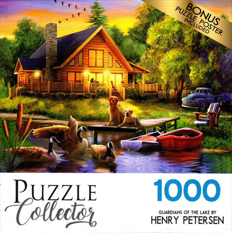 Puzzle Collector 1000 Piece Puzzle - Guardians of the Lake by Henry Petersen