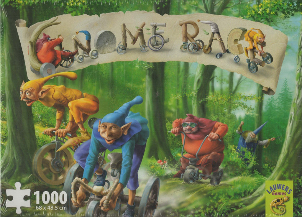 Puzzleman 1000 Piece Puzzle - Gnome Race