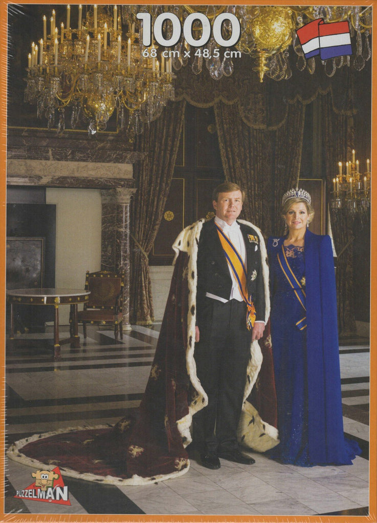 Puzzleman 1000 Piece Puzzle - His Majesty King Willem-Alexander and her Majesty Queen Maxima