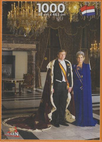 Puzzleman 1000 Piece Puzzle - His Majesty King Willem-Alexander and her Majesty Queen Maxima