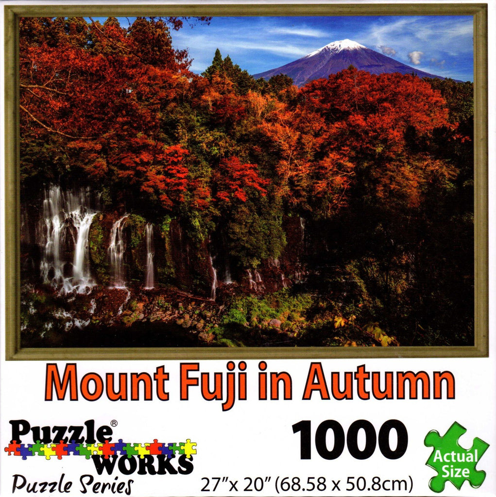 Mount Fuji in Autumn 1000 Piece Puzzle