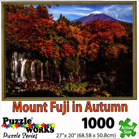 Mount Fuji in Autumn 1000 Piece Puzzle