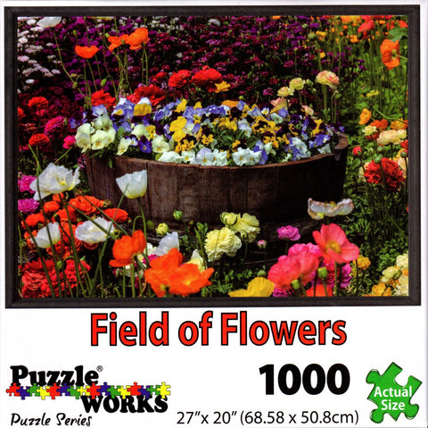 Field of Flowers 1000 Piece Puzzle