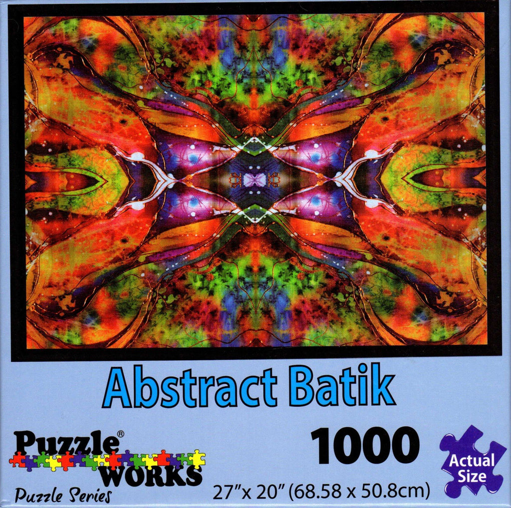 Abstract Batik 1000 Piece Puzzle