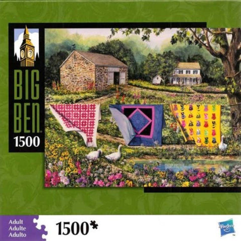 Country Cottage/Quilts 1500 Piece Puzzle