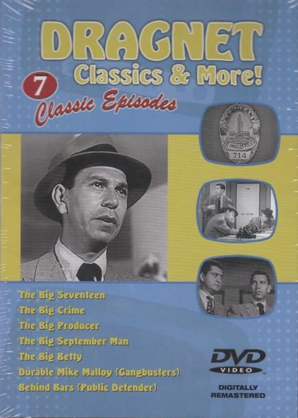 Dragnet Classics & More - 7 Classic Episodes [Slim Case]