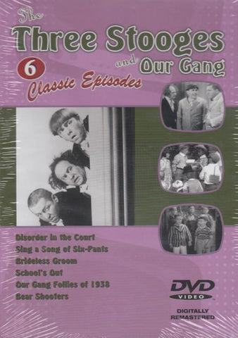 Three Stooges And Our Gang - 6 Classic Episodes