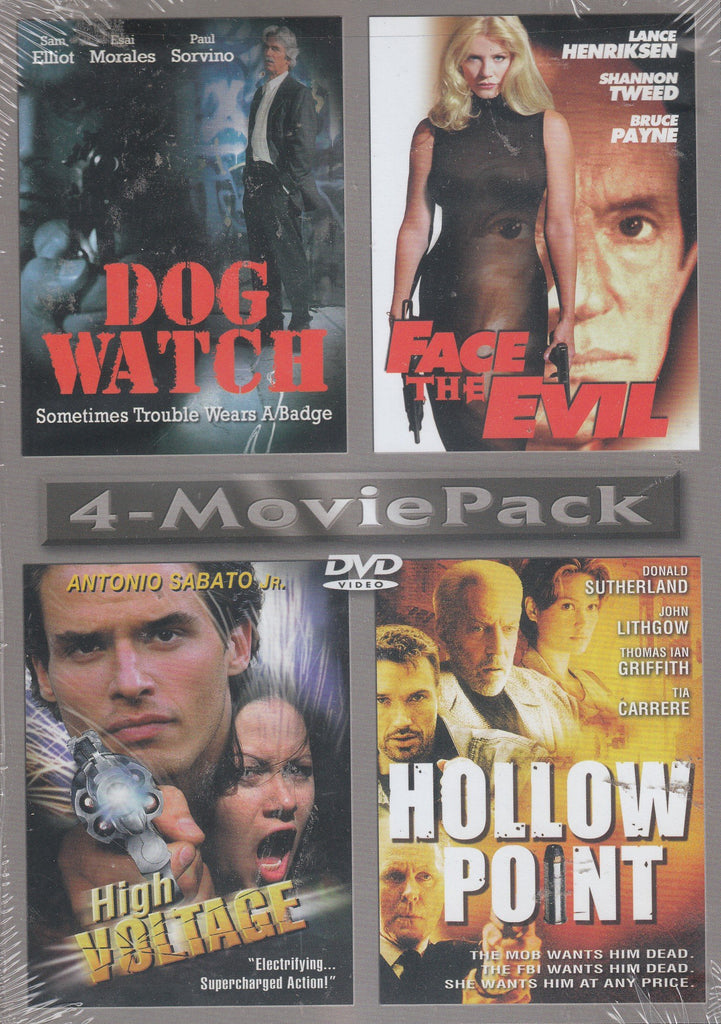 Dog Watch / Face the Evil / High Voltage / Hollow Point (4 Movie Pack)